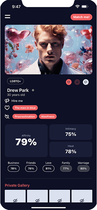 Compatiguru profile compatibility view
