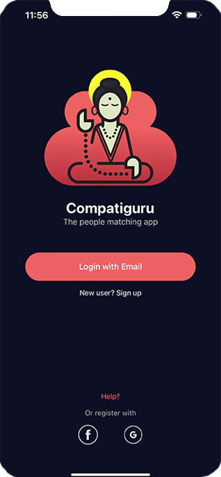 Compatiguru matching preferences screen